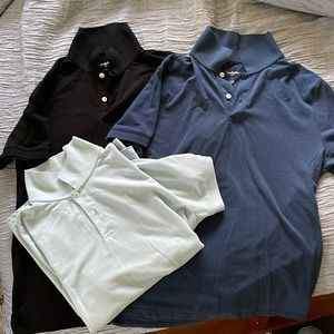 Three polos, washed and never worn, target brand, large